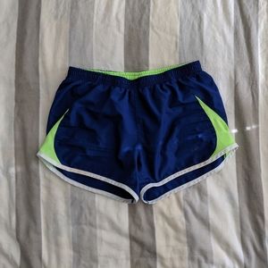 Women's Blue/Green Nike Shorts (S)